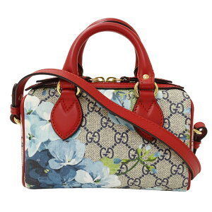 Gucci GG Blooms Shoulder Bag red blue floral